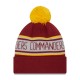 Washington Commanders New Era Burgundy  Repeat Cuffed Knit Hat with Pom