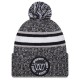 Washington Commanders New Era Heather Black 2023 Inspire Change Cuffed Knit Hat With Pom